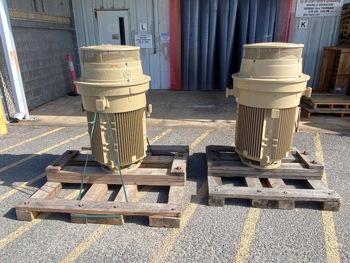 2 Surplus MRO 60HP Motors